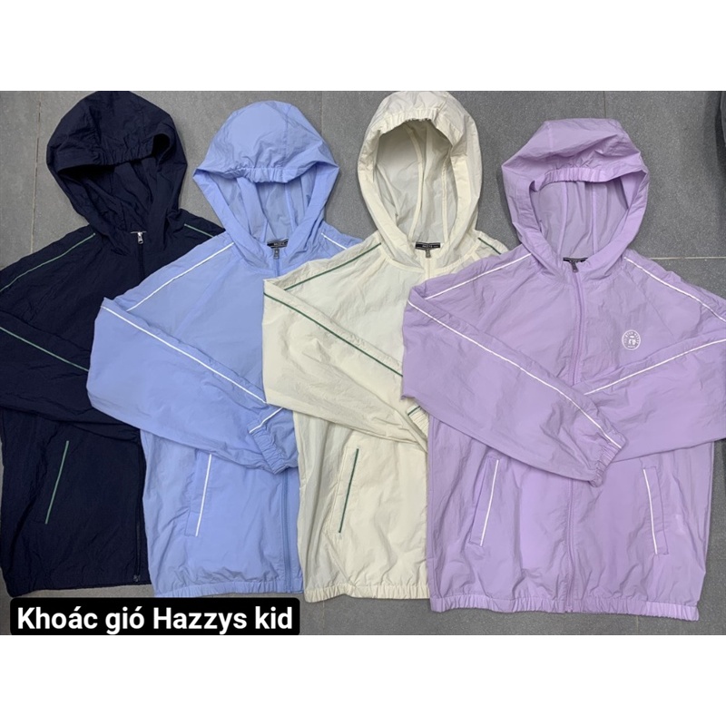 Áo khoác gió Hazzys kid ISM33JB21GPL