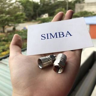 10 Đầu nối, RẮC GIẮC F7 bấm cáp RG11, hàng chuẩn Loại 1, CẮM tivi truyền hình anten chảo, camera... Xuntong hàng loại 01
