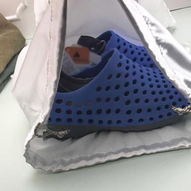 Túi dây rút bằng vải satin đựng giày chống bụi với 5 kích thước