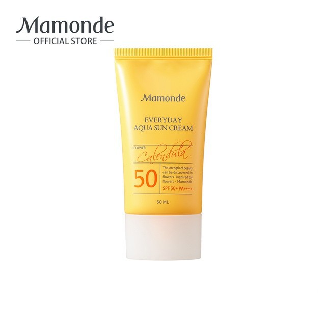 Kem chống nắng dưỡng ẩm dịu nhẹ với mọi loại da Mamonde Everyday Aqua Sun Cream SPF 50+ PA++++ 50ml