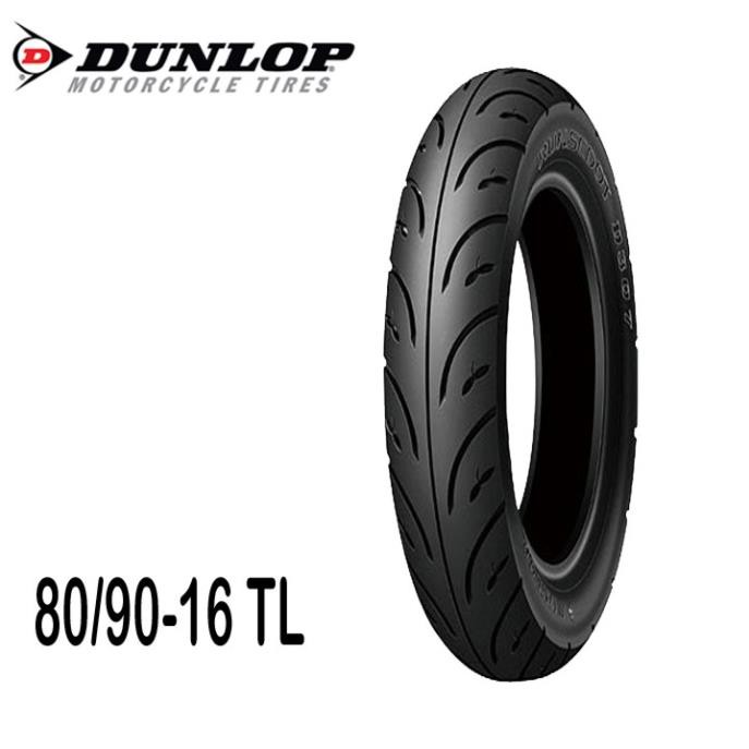 Cặp lốp ( Vỏ ) xe HONDA SH MODE 2016 DUNLOP TRƯỚC 80/90-16 D307 và SAU 100/90-14 D307 _ Lốp Trung Thành