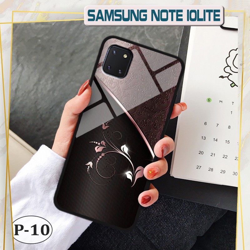 [Mã ELORDER5 giảm 10K đơn 20K] Ốp lưng kính Samsung Galaxy Note 10 Lite- hình 3D