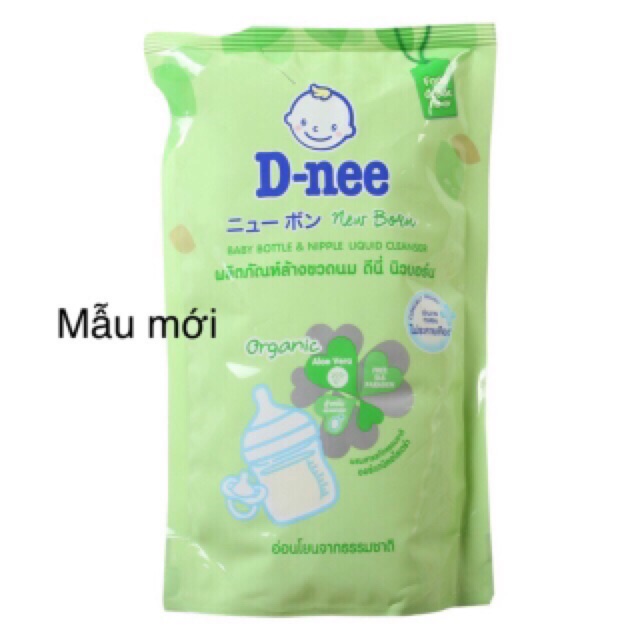 💐 Nước rửa bình sữa và hoa quả Dnee Organic túi 600ml ,bình 620ml Thailand