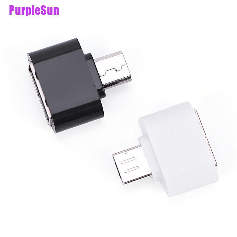 PurpleSun Mini OTG Cable USB OTG Adapter Micro USB to USB Converter for Tablet PC Android Samsung Xiaomi HTC SONY LG