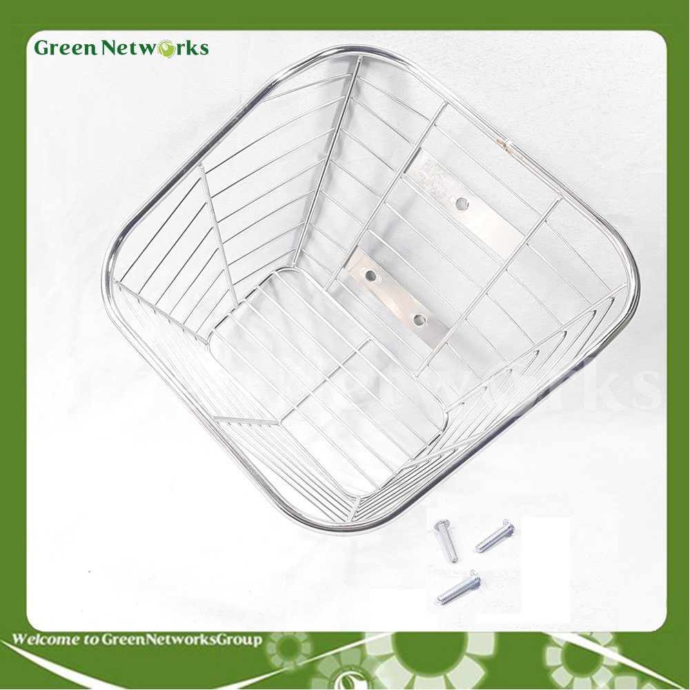 Rổ trước Inox gắn xe Wave GreenNetworks