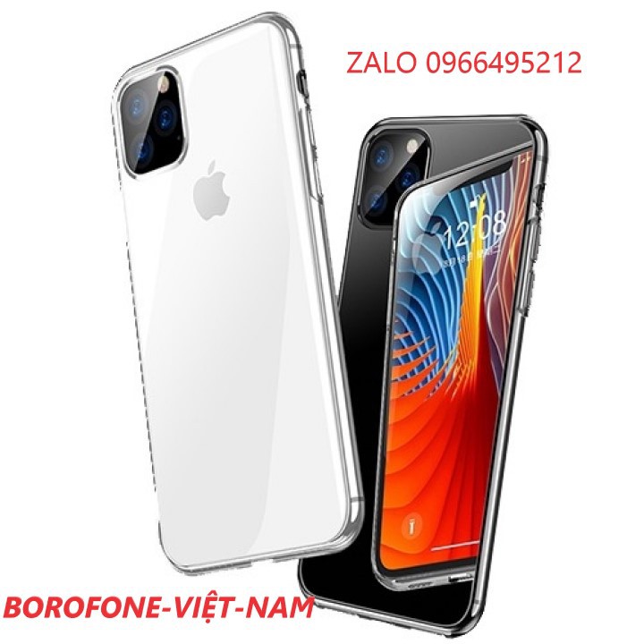 [ĐÃ CÓ 12] ỐP SILICON TRONG SUỐT CHÍNH HÃNG HOCO LIGHT SERIES SIÊU MỎNG SIÊU DẺO IPHONE X-11 PRO MAX