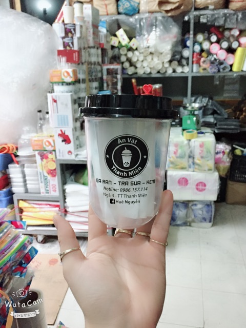 Cốc tròn béo Q500,Q360ml,Q700ml(100 cái) không kèm nắp, có nắp | BigBuy360 - bigbuy360.vn