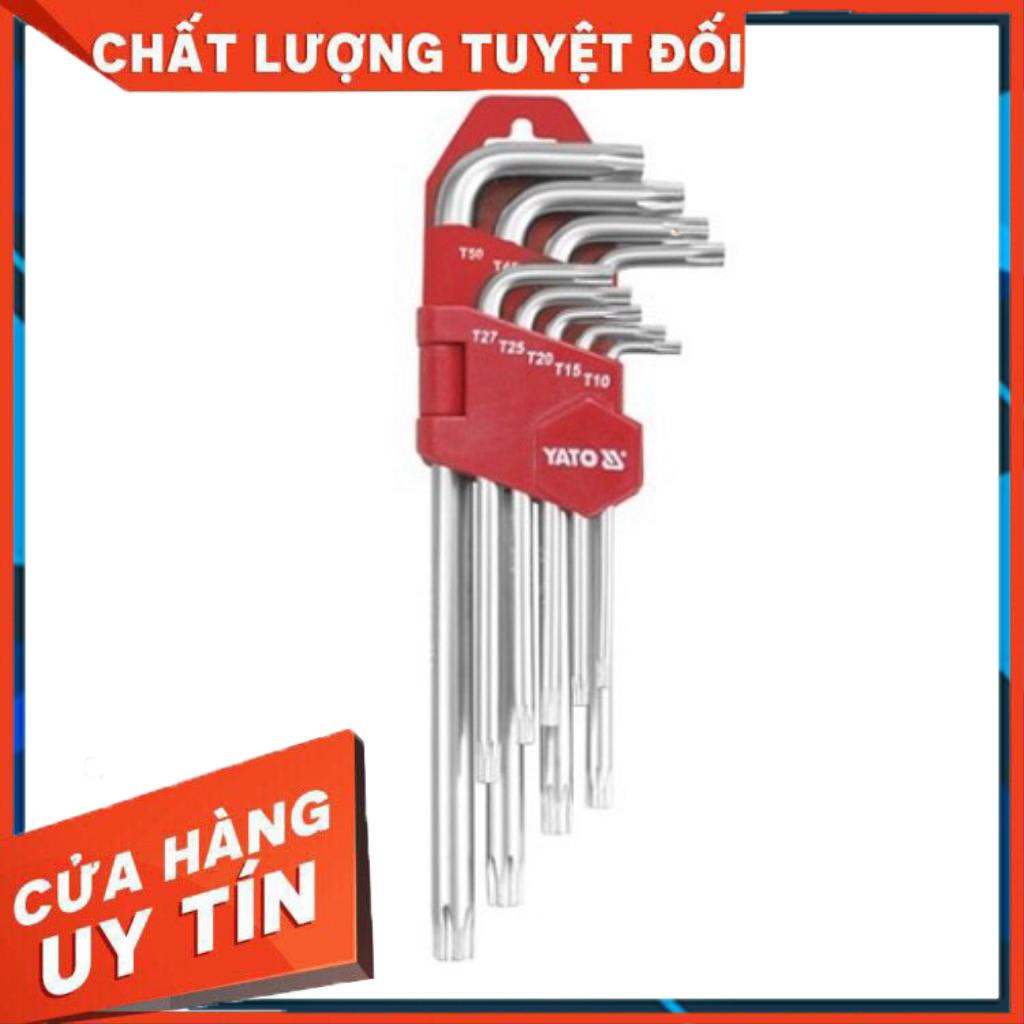 [Hàng xịn] Đồ Nghề Yato Balan. Bộ lục giác sao 6 cạnh hệ mét T10-T50 Yato YT-0512