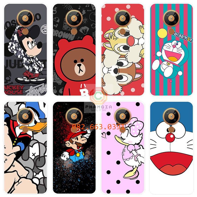 Ốp lưng TPU silicone họa tiết hoạt hình cho Nokia 5.3