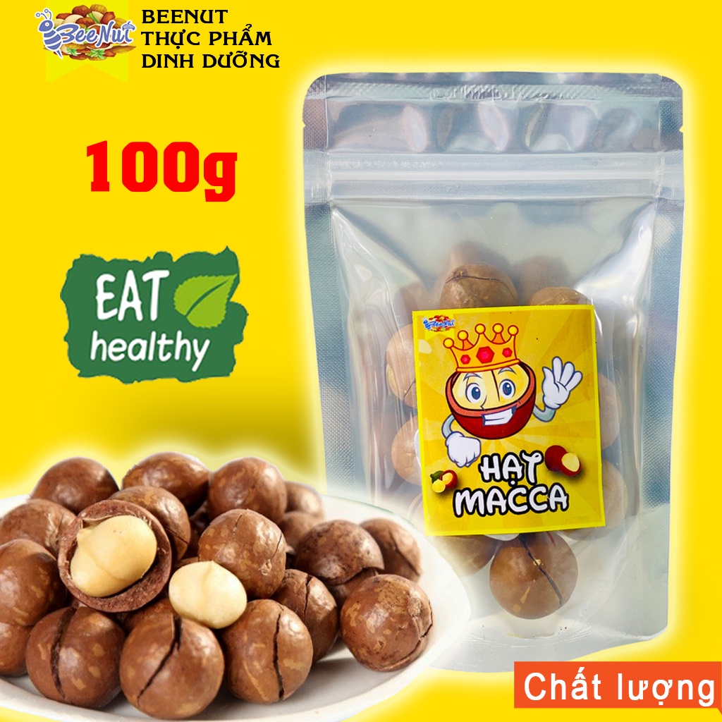 Hạt Macca  - Hạt to, đều - Chất lượng Macca Úc Đồ ăn vặt Healthy BeeNut