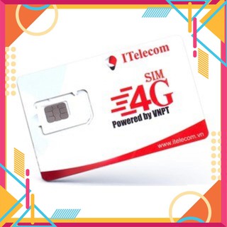 Khuyến mại sim 4g itelecom may 3gb/1 ngày - sẵn tháng đầu