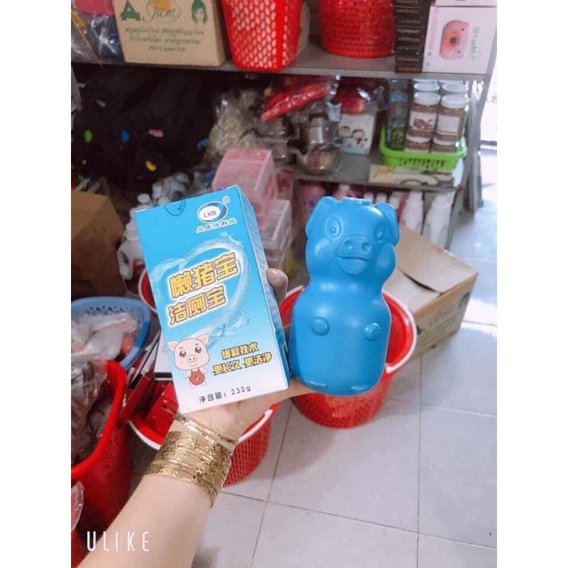 heo thả tolet