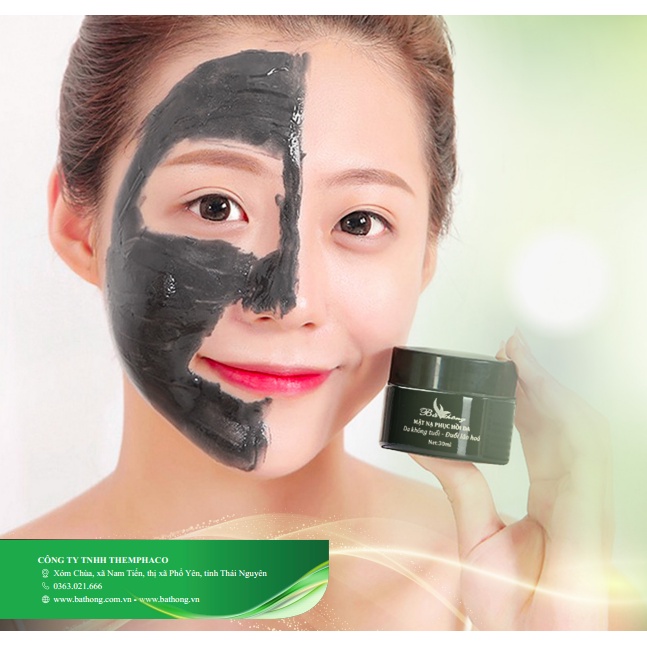 Mặt Nạ Dưỡng Trắng Da Bà Thông, Giảm Mụn, Tái Tạo, Phục Hồi Da 30g