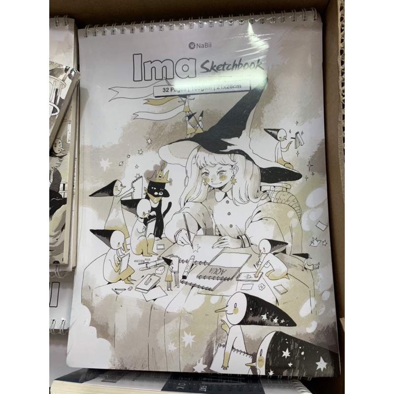 Sổ vẽ Nabii Ima Sketchbook 160gsm- 32 tờ/ quyển- A4/A5