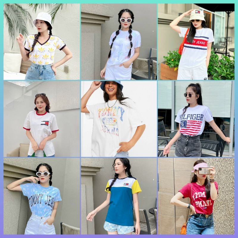 Áo Phông Nữ Xinh Nhung Boutique, Hàng VNXK Loại 1, Thun Cotton 100% Co Giãn 4 Chiều, Form Đẹp