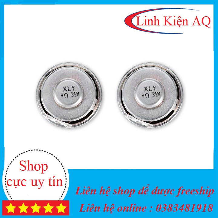 Loa 4 Ohm - 3w Đường Kính 40mm (loại xịn)- Linhkiendientubk loa 4 ôm 3w