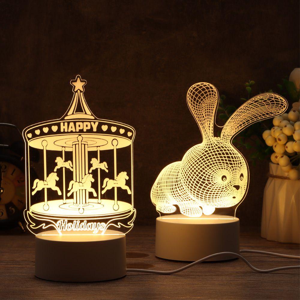 SUENIN Đèn LED 3D Dễ Thương Cho Ngày Valentine