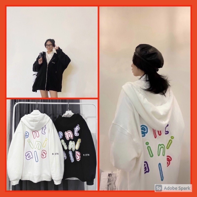 Áo khoác hoodie nữ in chữ tay bồng from rộng | BigBuy360 - bigbuy360.vn