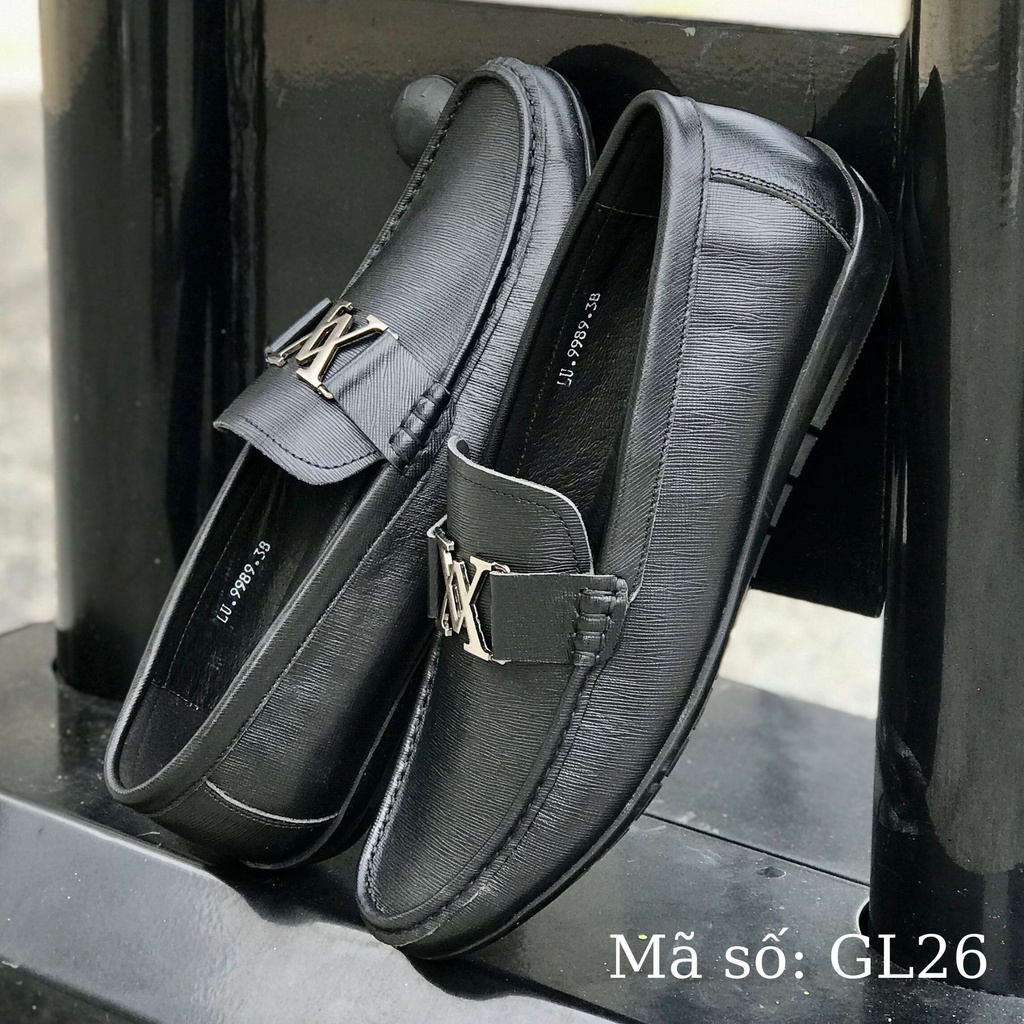 Giày lười nam Alo Davin Da Bò Cao Cấp GL26