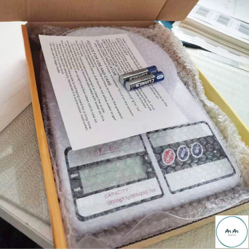 Cân tiểu ly định lượng nhà bếp, cân điện tử làm bánh SF400