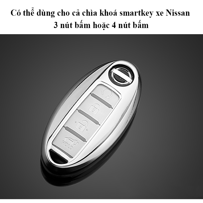 Ốp chìa khoá TPU sang trọng dành cho xe Nissan Sunny, Navara...