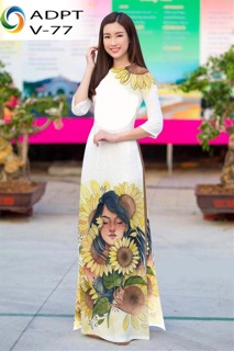 Vải áo dài lụa cao cấp 250k/áo, 350k/bộ
