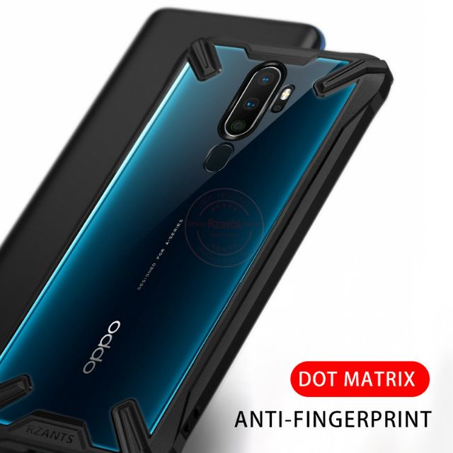 Ốp lưng Oppo A9 2020 / A5 2020 dùng chung chống sốc quân đội AZANTS thể thao lưng trong viền màu