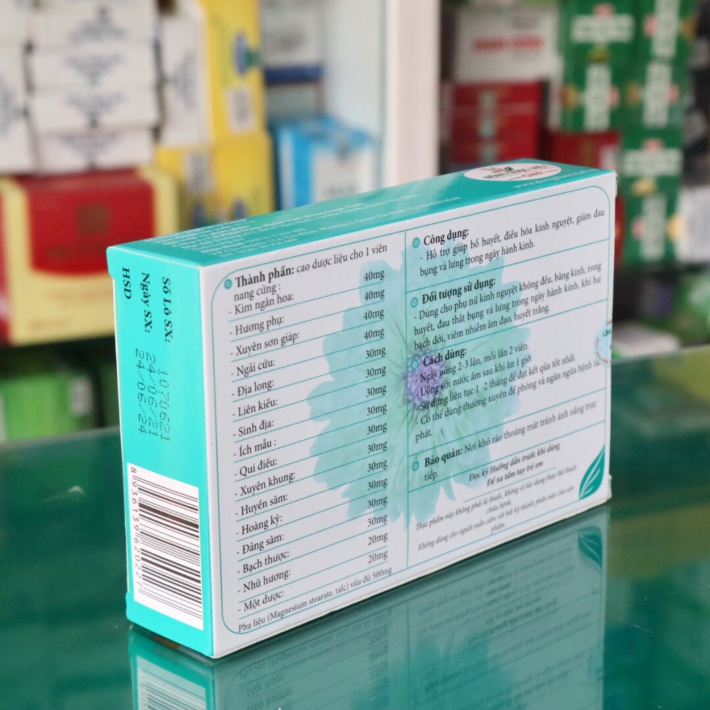 Bạch đới Đông Dược Việt – Hỗ trợ điều hòa kinh nguyệt, giảm viêm nấm âm đạo (Hộp 30 viên)