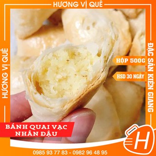 Bánh Quai Vạc Nhân Đậu - Hộp 500g - Đặc Sản Kiên Giang