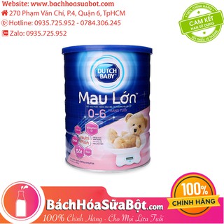 Sữa bột dutch baby mau lớn - 900g