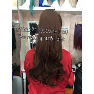 Tóc cột xoăn đuôi
