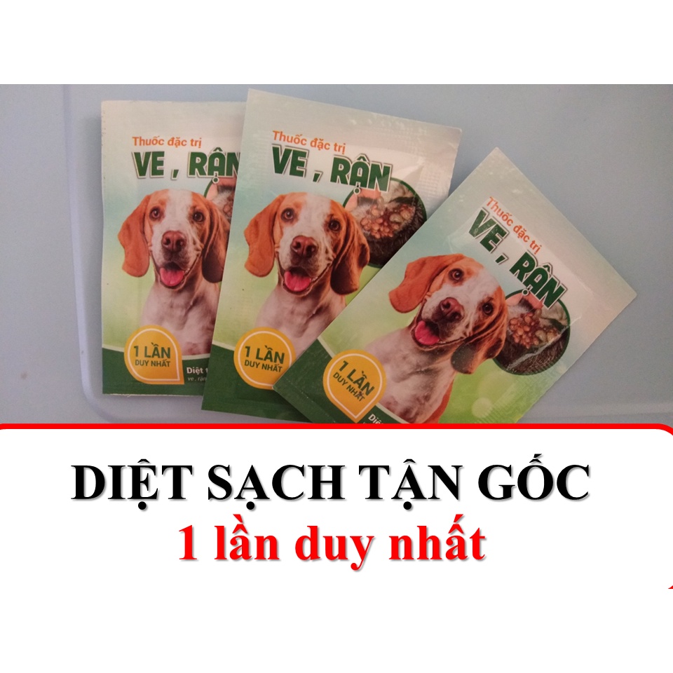 [Diệt sạch 100%] Thuốc Trị Ve Chó TẬN GỐC- Thuốc Trị Ve Rận 100% an toàn tự nhiên