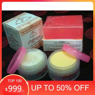 Kem Colagen Plus Vit E tách lẻ kem ngày kem đêm xà phòng