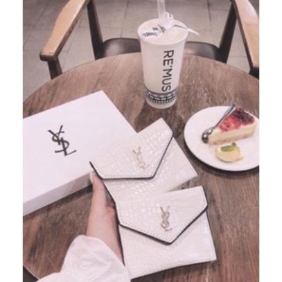 Ví nữ ngắn mini cầm tay nhỏ gọn cao cấp cực sang - xinh  Y8L da rắn  PK Tkutrang