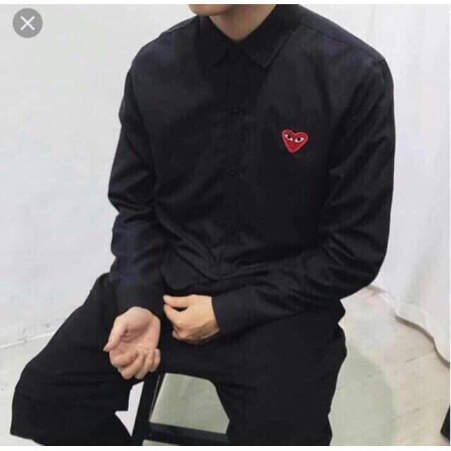 Áo sơ mi thêu tim cực hot kèm ảnh thật ATT661 (sỉ 60k) đảm bảo chất lượng | BigBuy360 - bigbuy360.vn