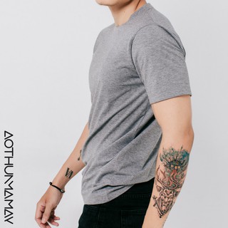 Áo Thun Xám Mạ May (Xám Đậm)