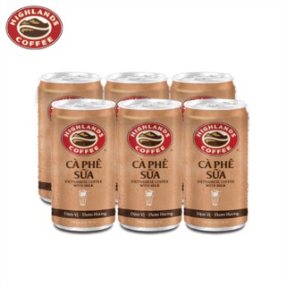 Thùng 24 lon cà phê sữa đá Highlands coffee 185ml/lon