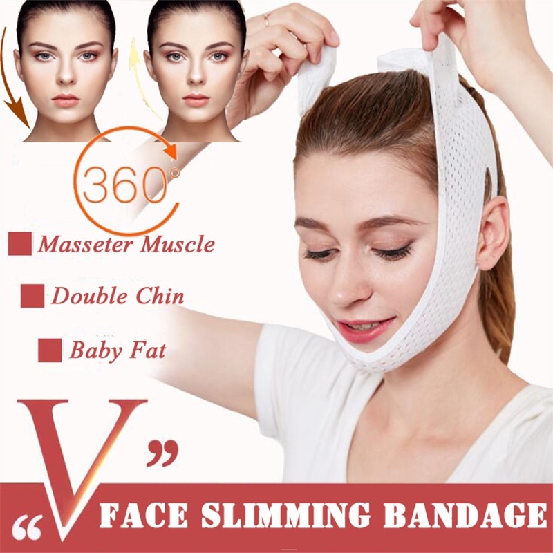 Đai đeo định hình tạo cằm chữ V làm thon gọn săn chắc da mặt phổ biến Hàn Quốc