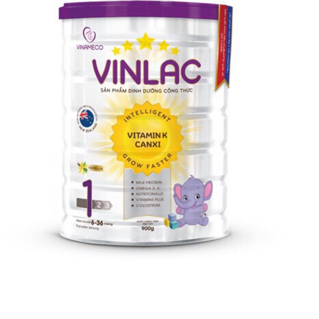 Sữa VINLAC BABY, SỐ 1, 2 hộp 900g (DATE 1/2024)