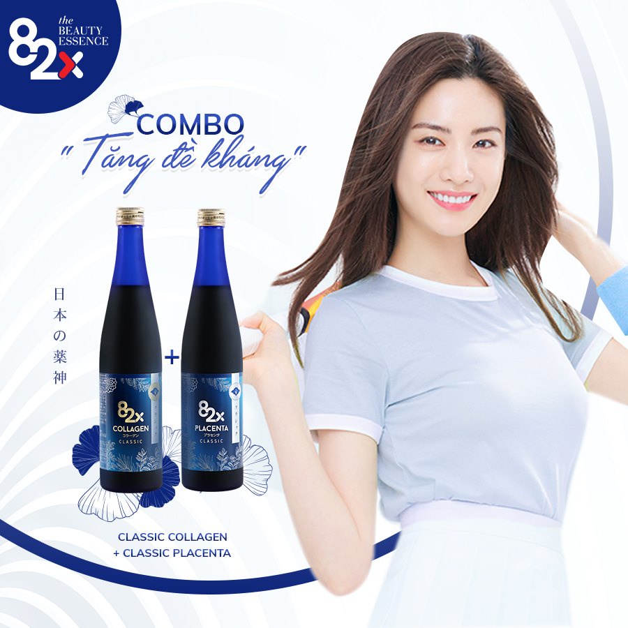 Combo 82X Classic “TRẮNG MỊN DA TUYẾT – THANH KHIẾT HOA LÊ” Dạng Nước, 500ml/Chai Đến Từ Nhật.