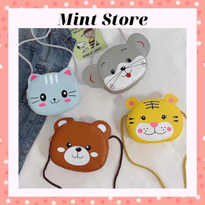Túi Đeo Chéo Mini Hình Thú Xinh Xắn Dễ Thương Cho Bé