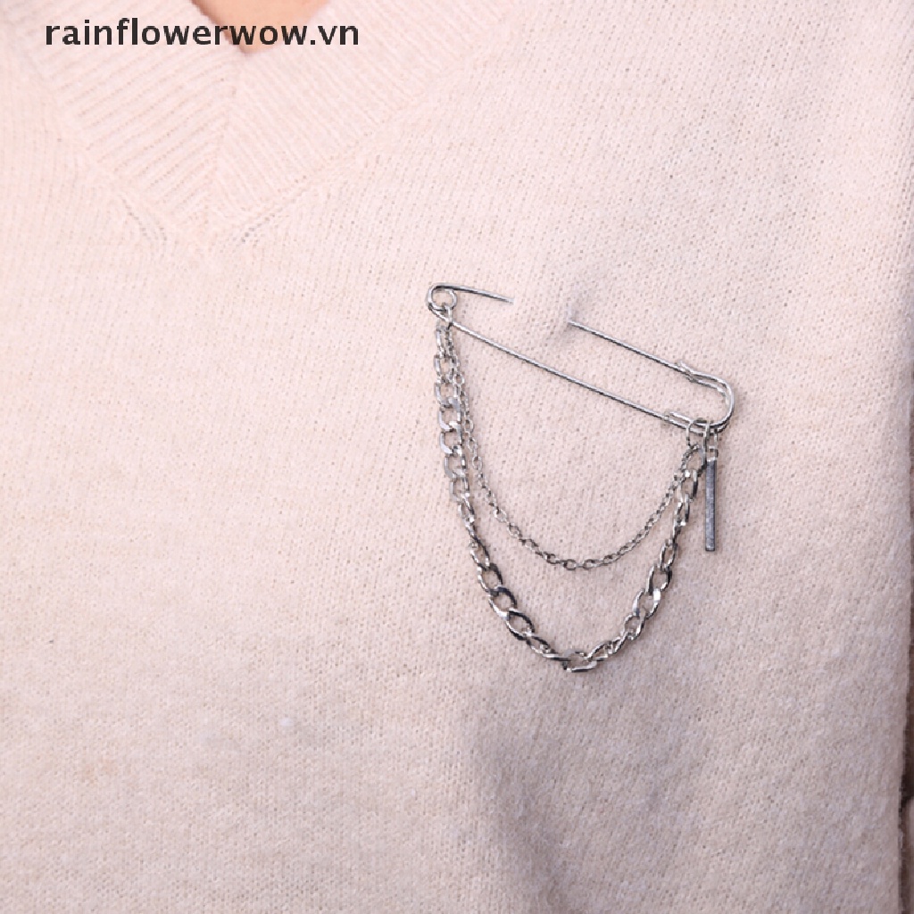 1 Ghim Cài Dây Xích Cổ Điển Thời Trang Cho Nam Và Nữ