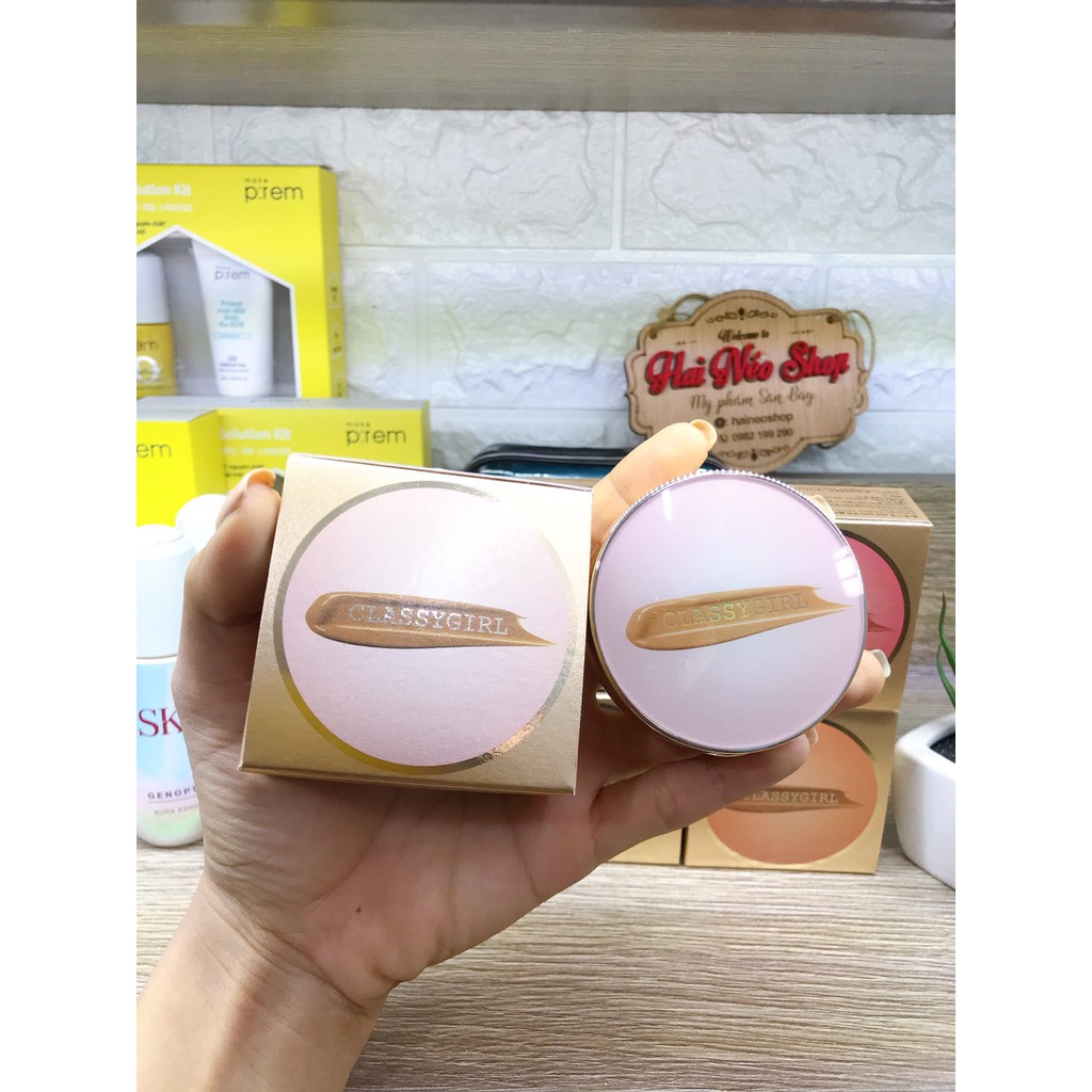 CUSHION Tạo khối, Highlight, Má hồng cam, Má hồng baby nhà CLASSYGIRL (Hàn quốc) | BigBuy360 - bigbuy360.vn