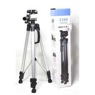 Gậy Tripod 3366 Kèm Remote chụp hình chống trượt giá đỡ điện thoại, livestream , ghi hình video.