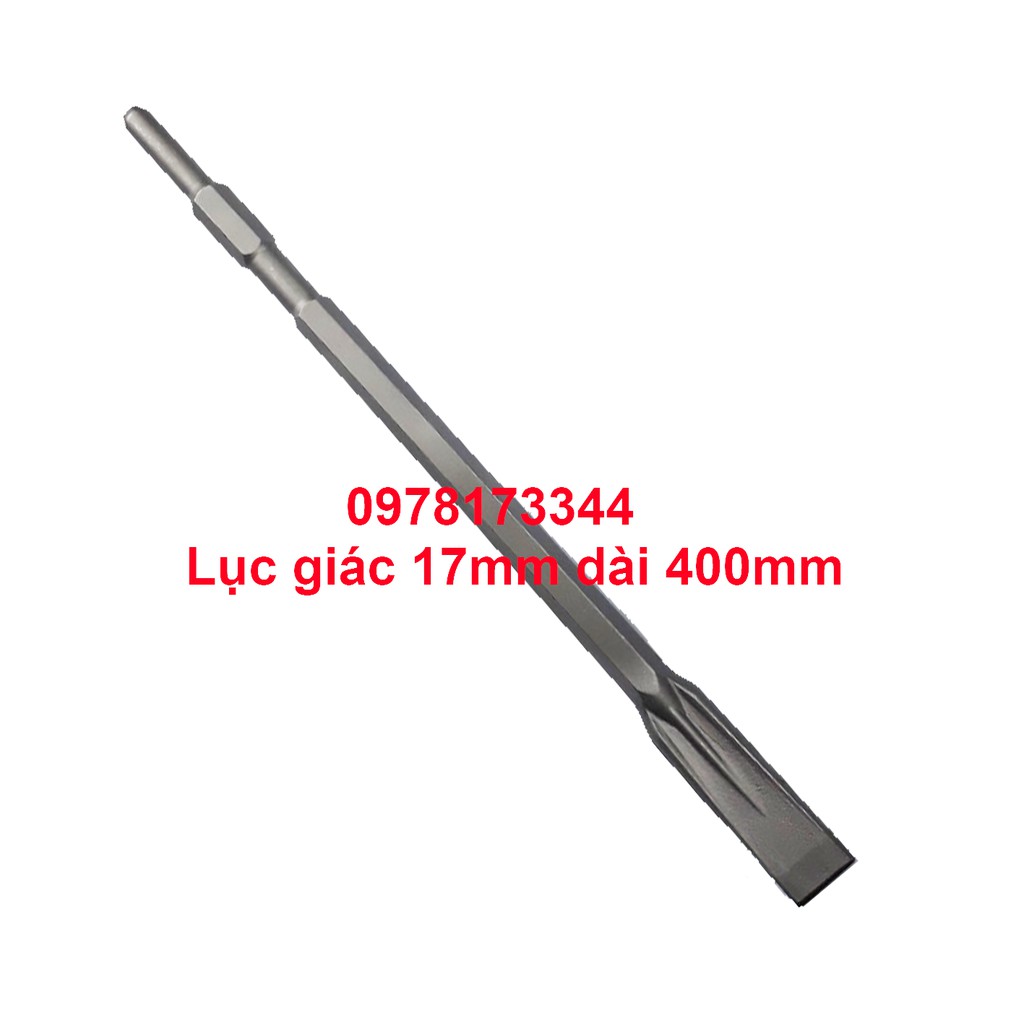Mũi đục MF dẹp 17mm dài 400mm
