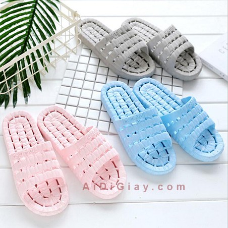 🍒 Dép cao su lỗ đi trong nhà 🍒 Bền - sử dụng không bị đau chân