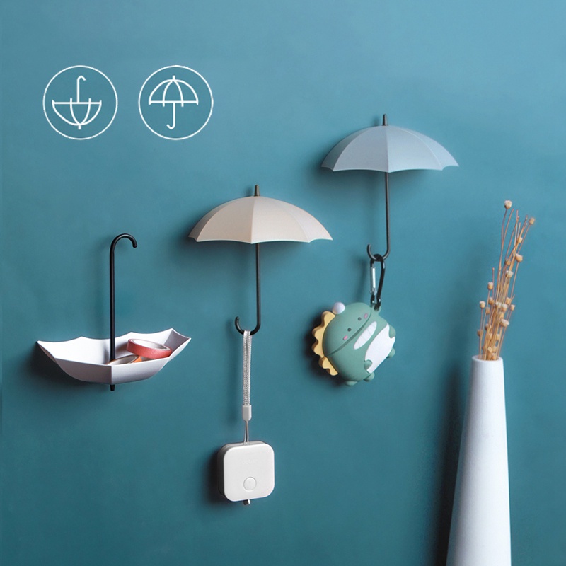 Móc treo đồ hình cây dù deco siêu đẹp