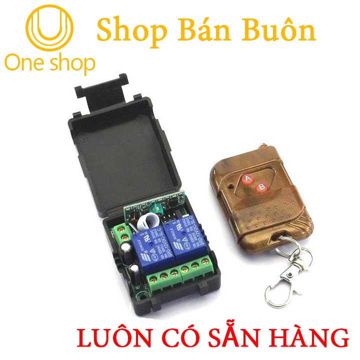 Bộ Học Lệnh 2 Kênh 12V RF315Mhz + Tay Phát