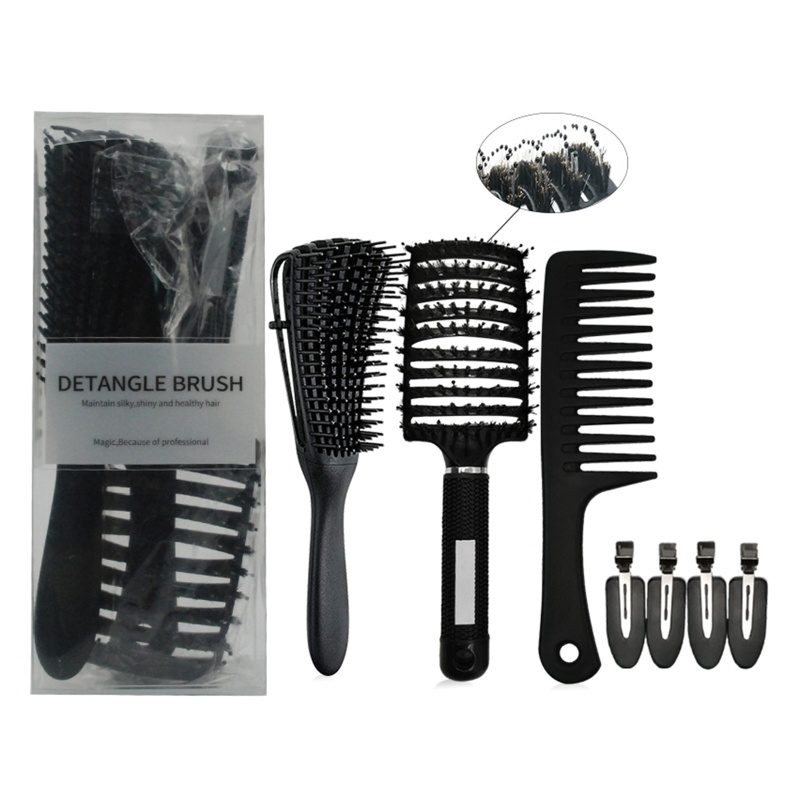 Set 4 Lược Chải Tóc Mát Xa Da Đầu Chống Tĩnh Điện YOUYO