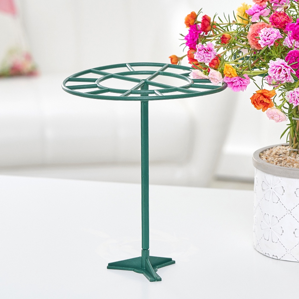 Giá Đỡ Hỗ Trợ Trồng Cây Bằng Nhựa Hình Tròn 23cm Có Thể Điều Chỉnh Và Tái Sử Dụng